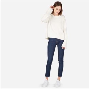 ☀️SALE!☀️ Everlane white chunky knit sweater
